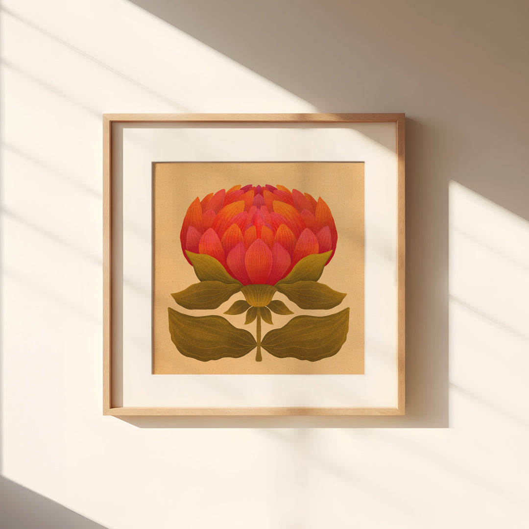 Desi Art Print