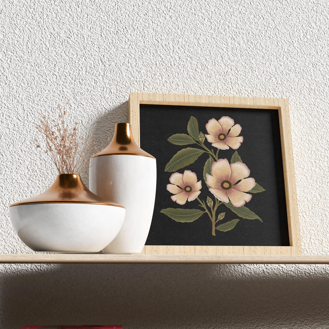 Magnolienblüten Kunstdruck