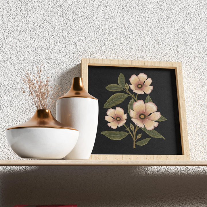 Magnolienblüten Kunstdruck