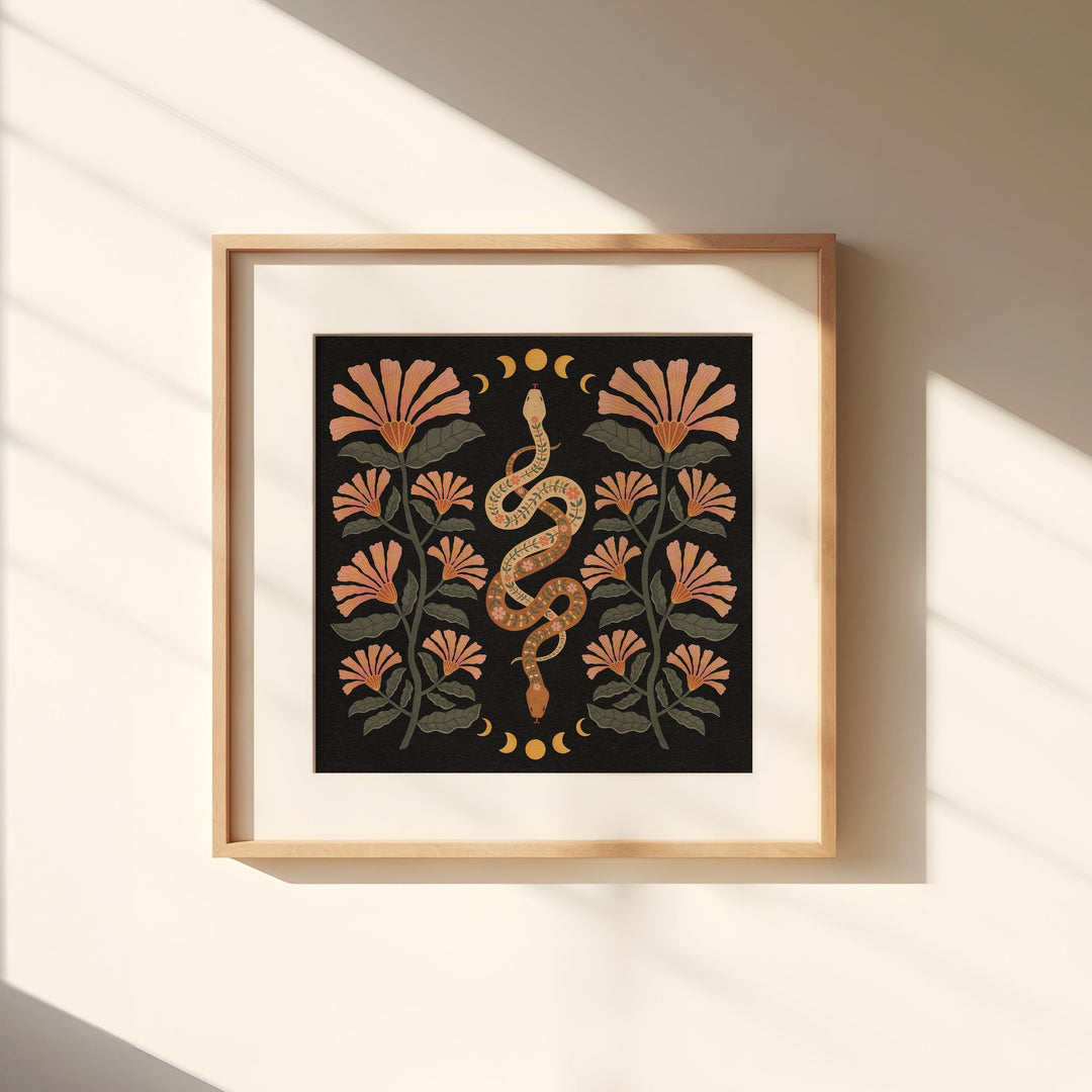 Mondschlangen Kunstdruck