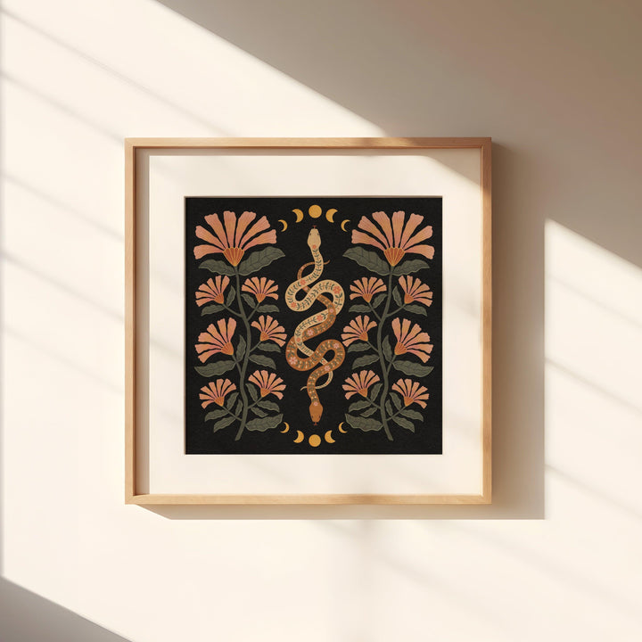 Mondschlangen Kunstdruck