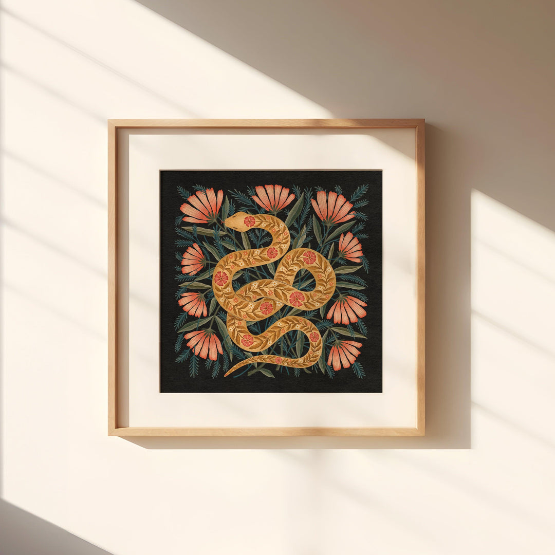Ophidian Folklore Kunstdruck