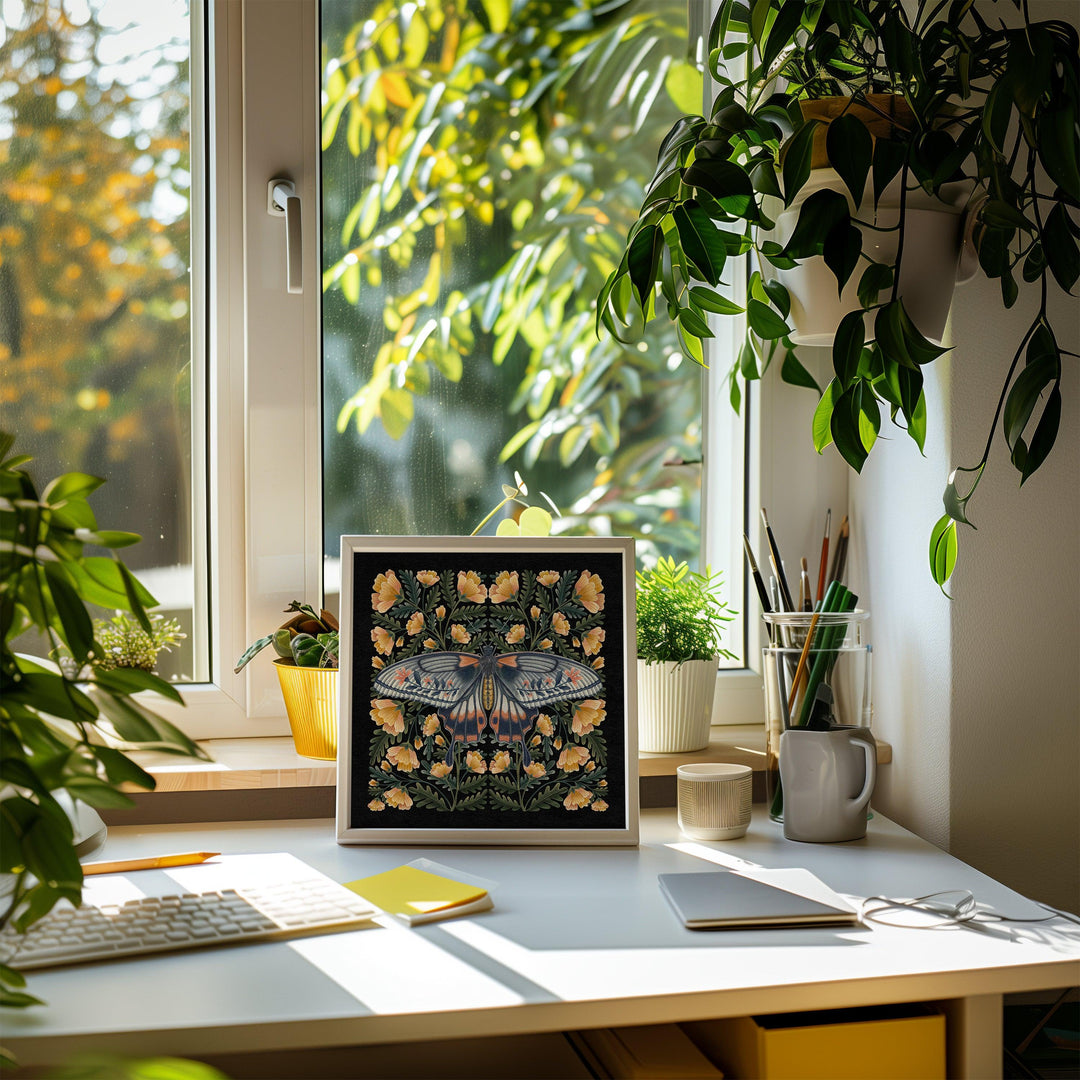 Sonnenwende-Motte Kunstdruck