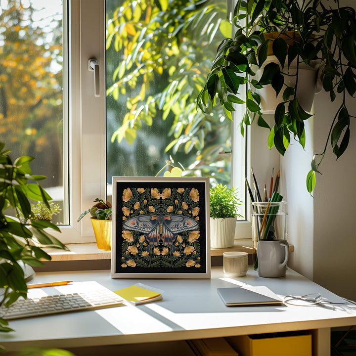 Sonnenwende-Motte Kunstdruck