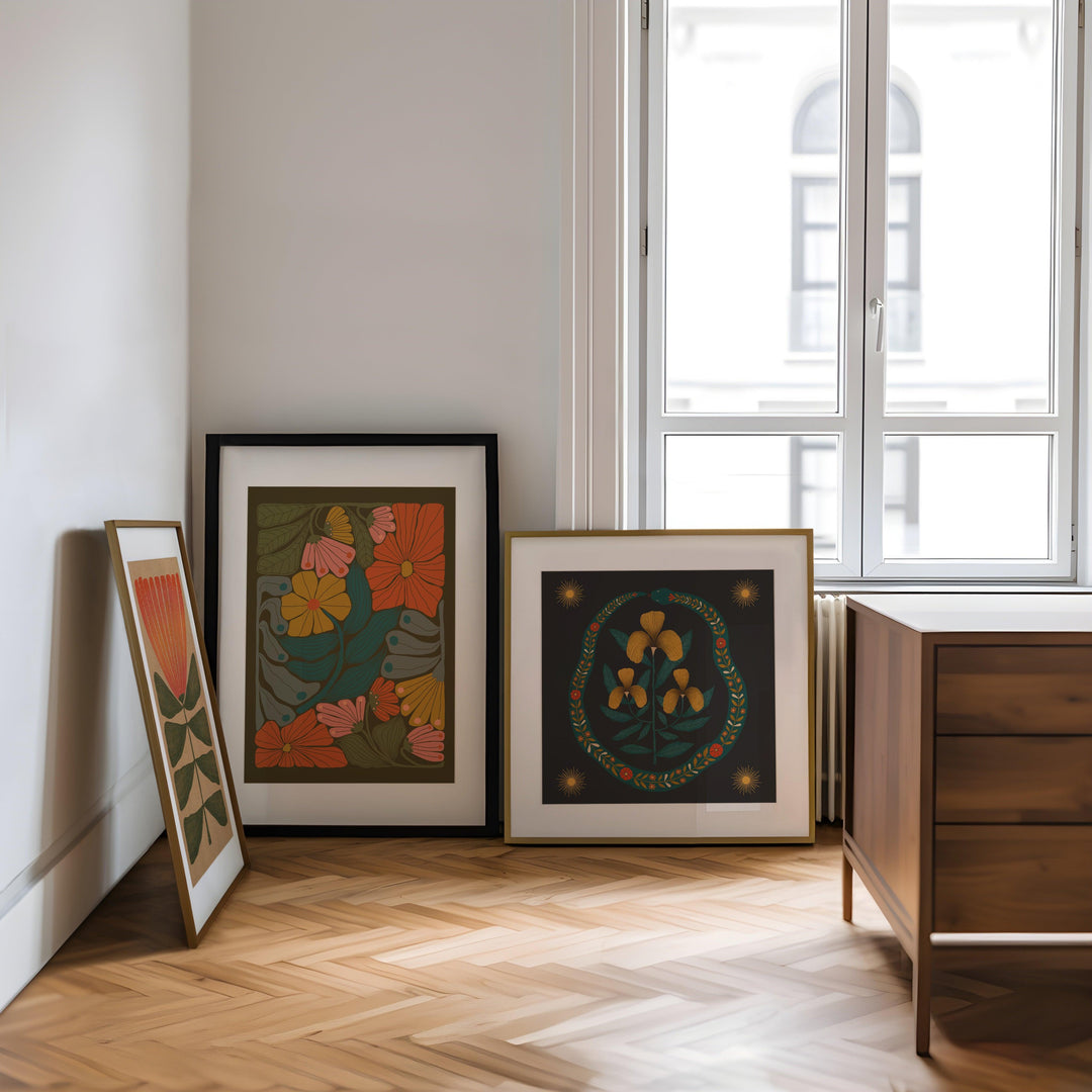 Sonnenschlange Kunstdruck