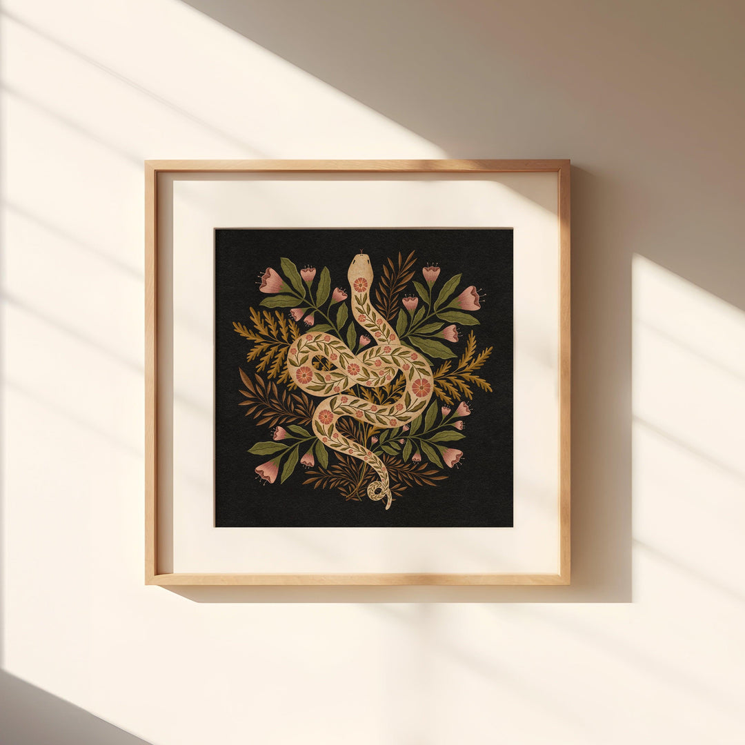 Zwielichtschlange Kunstdruck