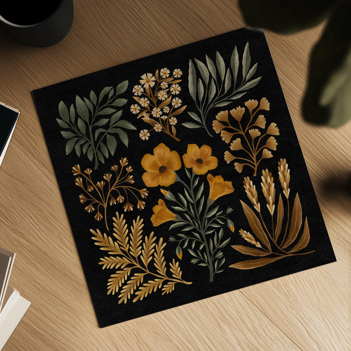 Winterblumen Kunstdruck