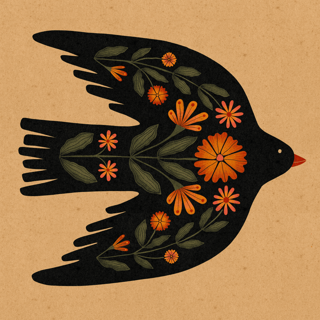 Cascade Mountain Bird Art Print - High West Wild