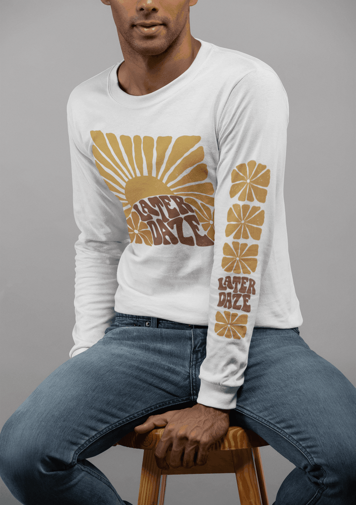 Later Daze Long Sleeve Unisex Tee - High West Wild