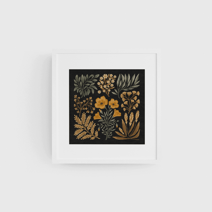 Winter Flowers Art Print - High West Wild