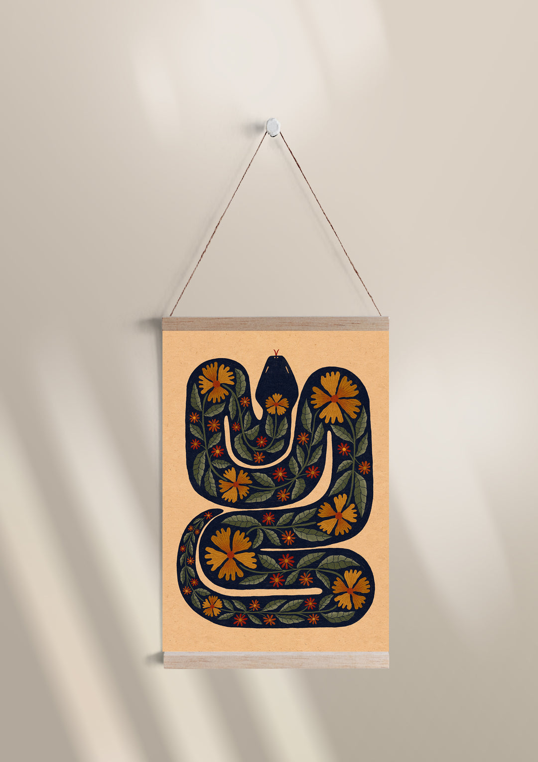 Meadow Serpent Art Print