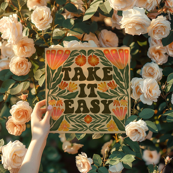 Take it Easy Art Print