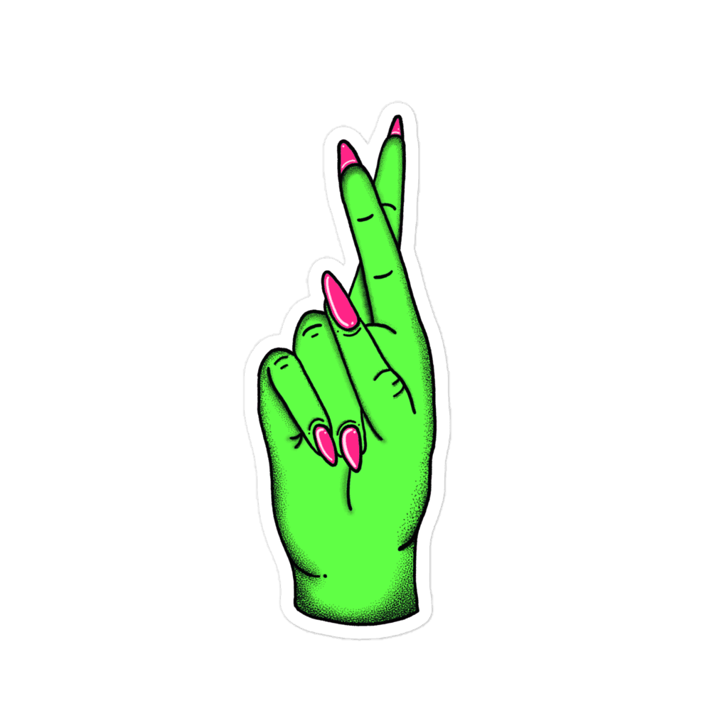 Crossed Fingers Vinyl Sticker - High West Wild