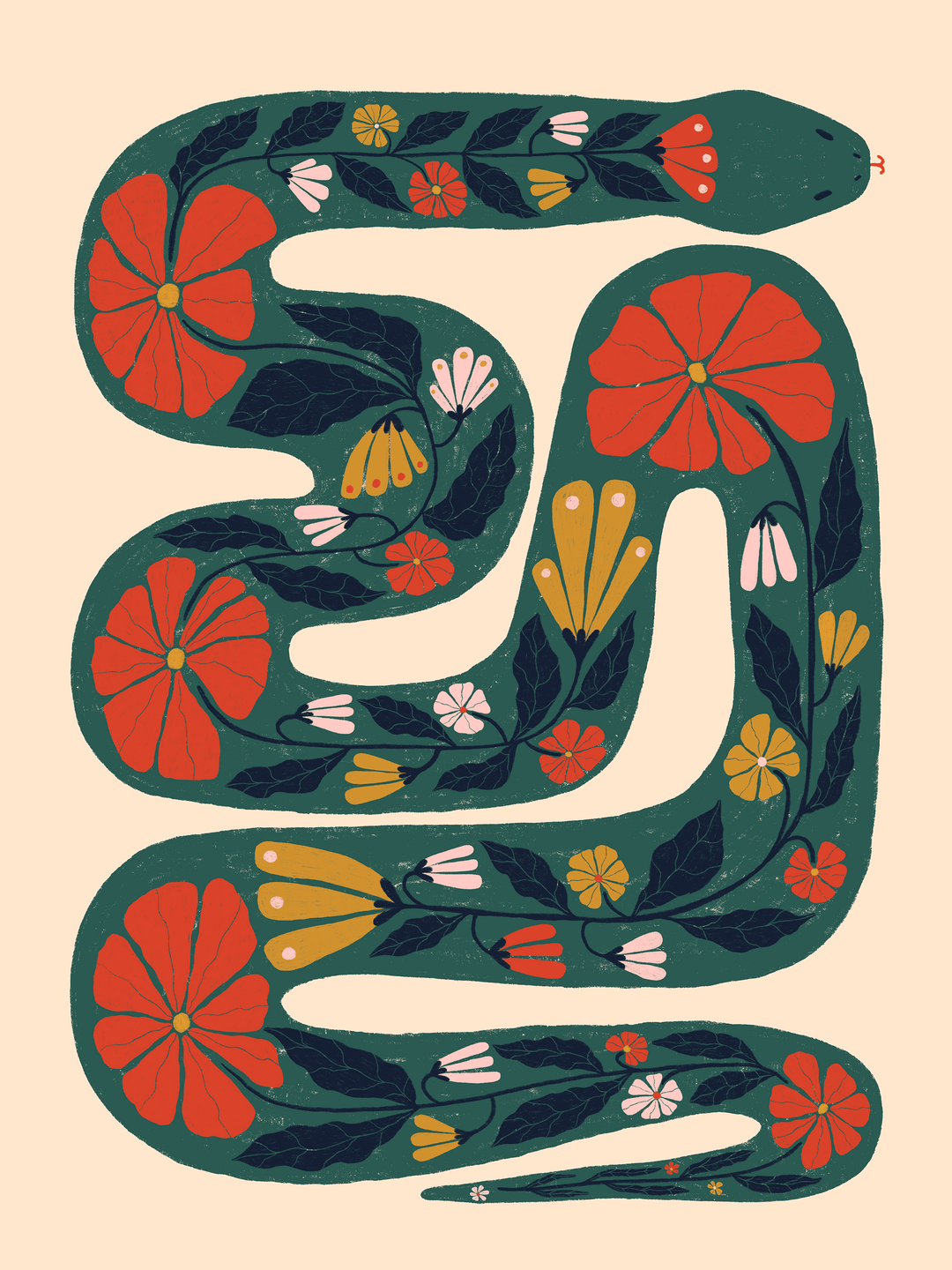 Desert Snake Art Print - High West Wild