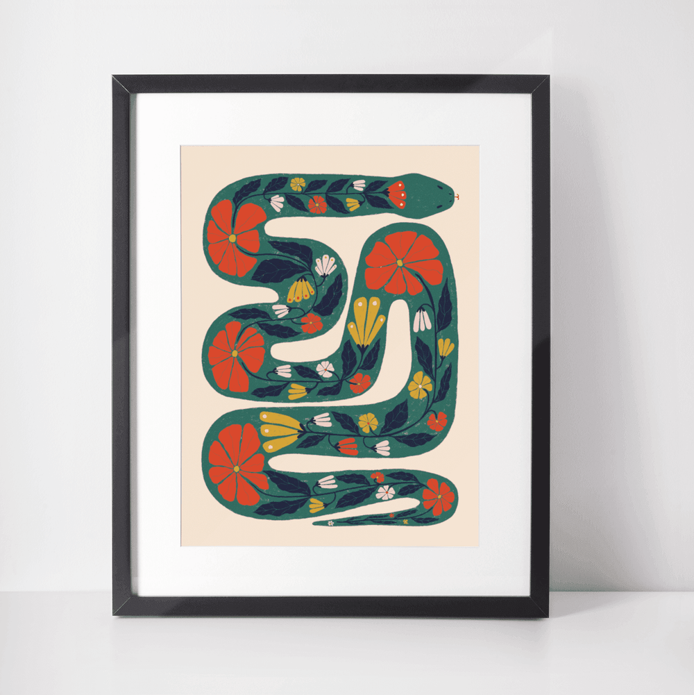 Desert Snake Art Print - High West Wild