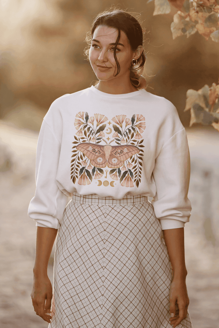 Emperor Gum Moth Unisex Sweatshirt - High West Wild