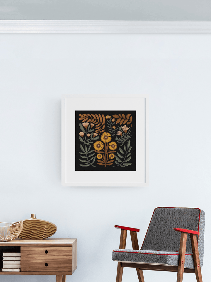 Evening Botanical Art Print - High West Wild