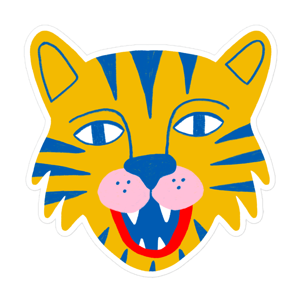 Hey Tiger Vinyl Sticker - High West Wild