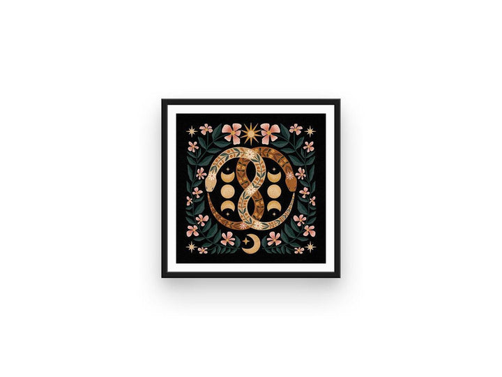 Intertwined Ouroboros Art Print - High West Wild