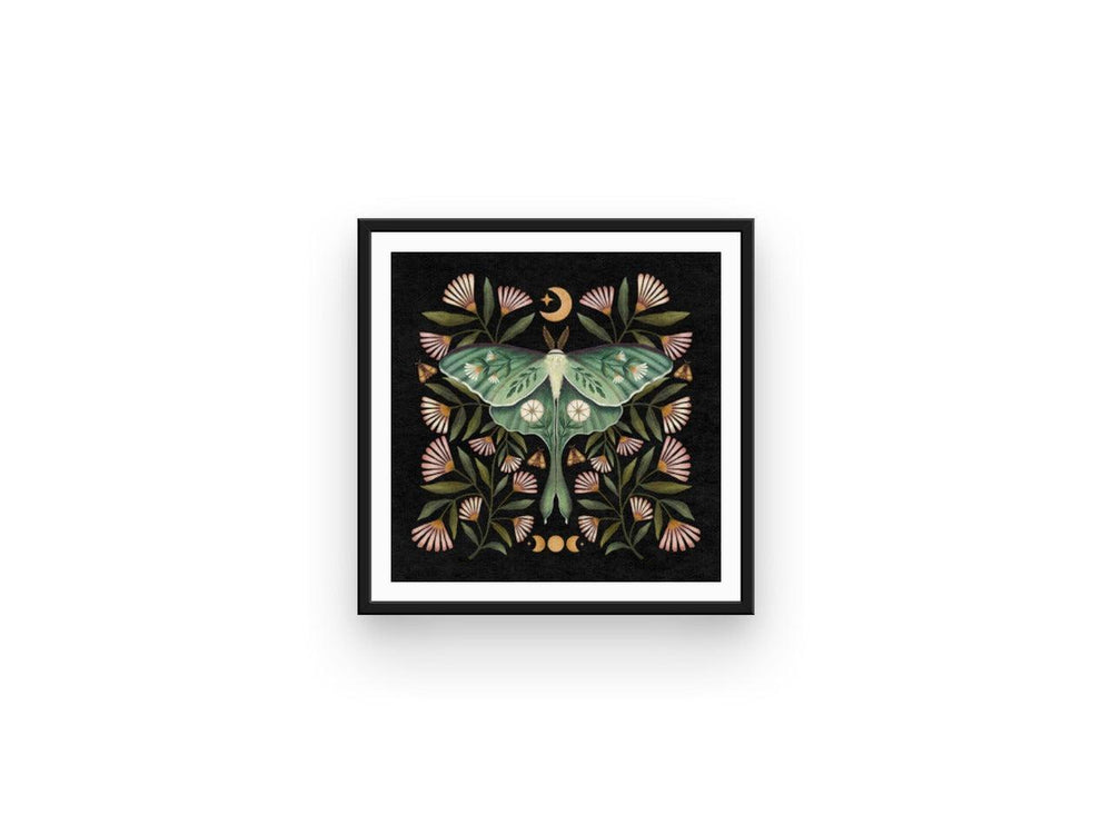 Luna Moth Art Print - High West Wild