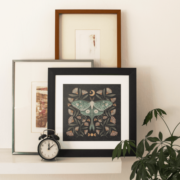 Luna Moth Art Print - High West Wild