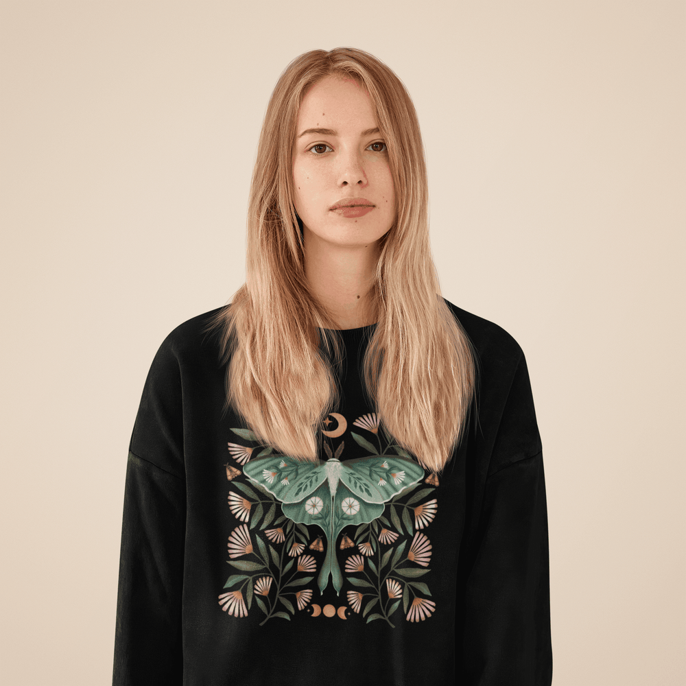 Luna Moth Unisex Sweatshirt - High West Wild