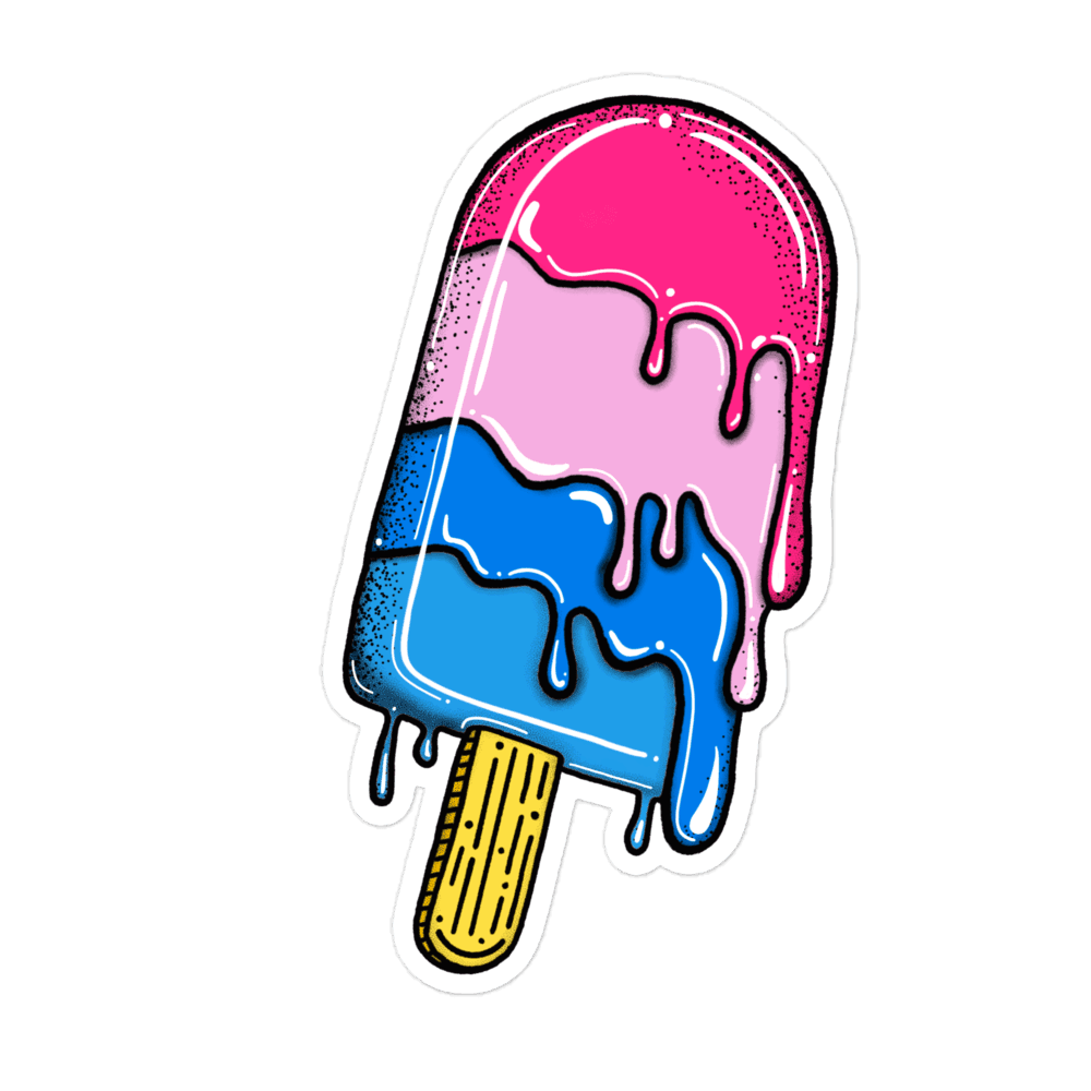 Melting Popsicle Vinyl Sticker - High West Wild