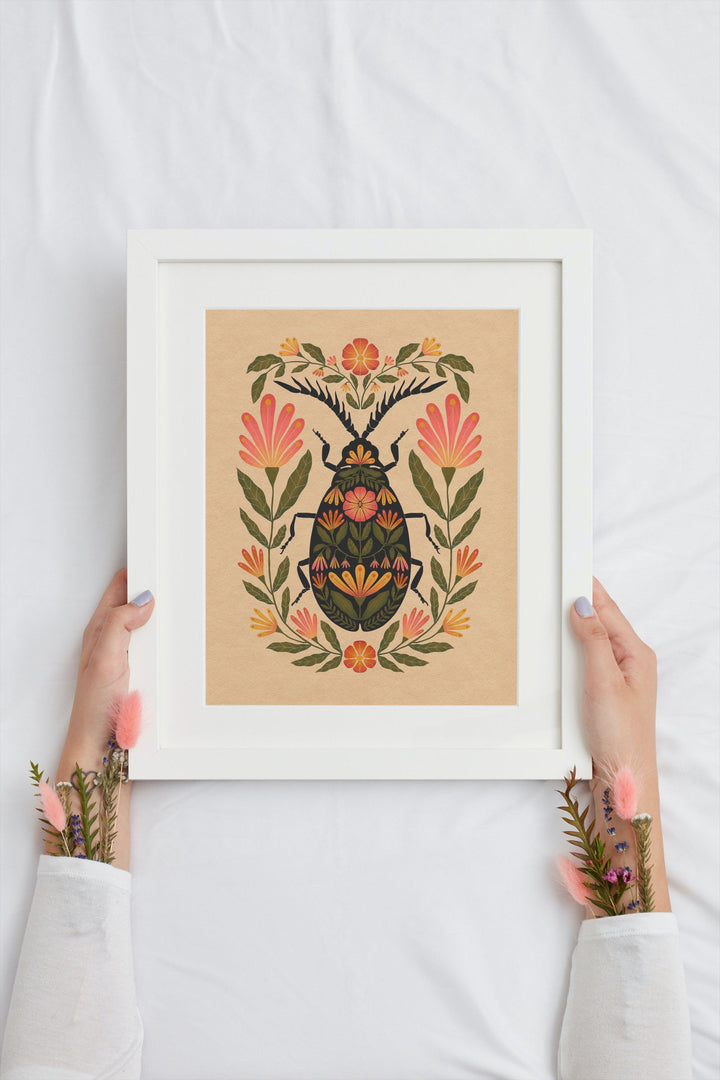 Net-Wing Beetle Art Print - High West Wild