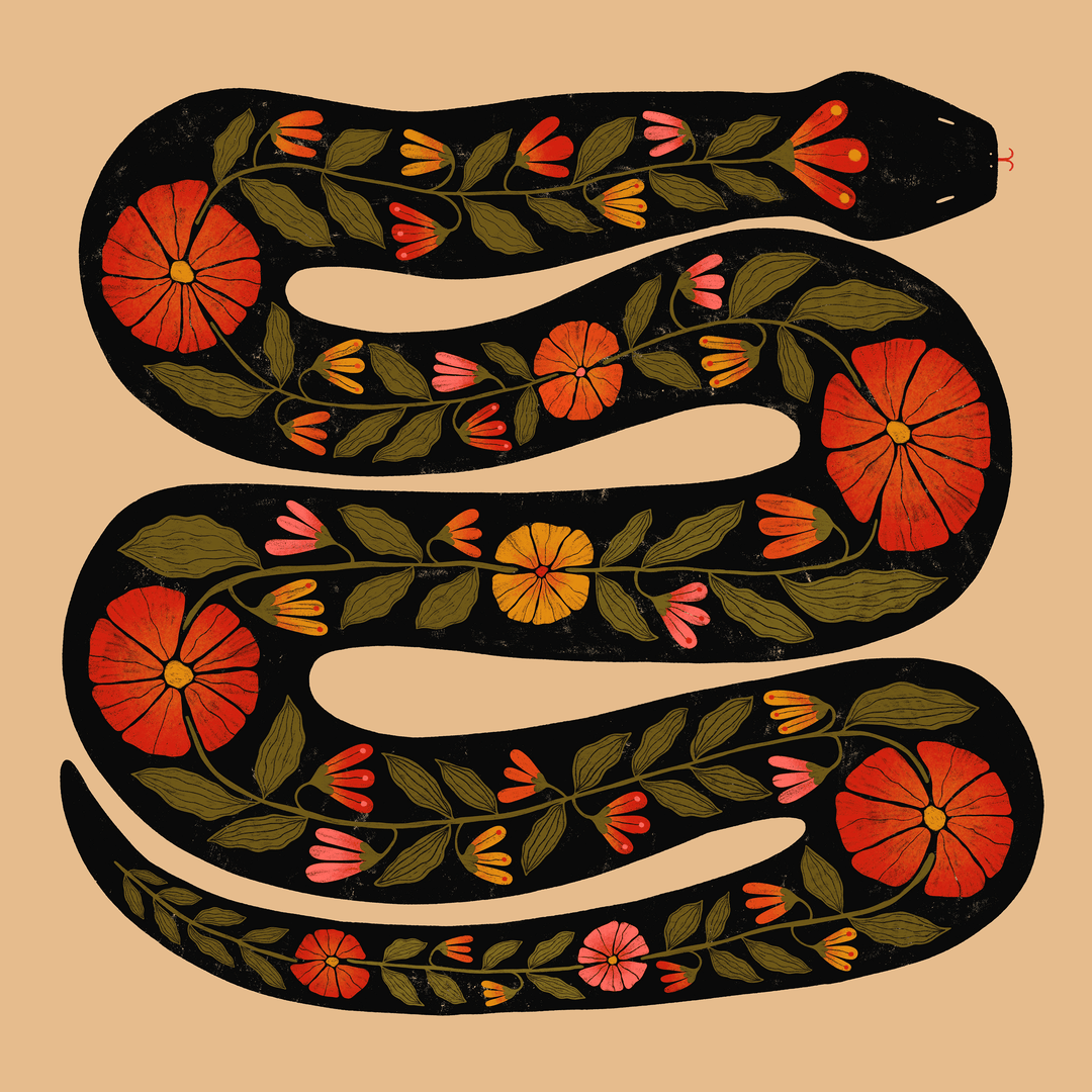 Prairie Snake Art Print - High West Wild