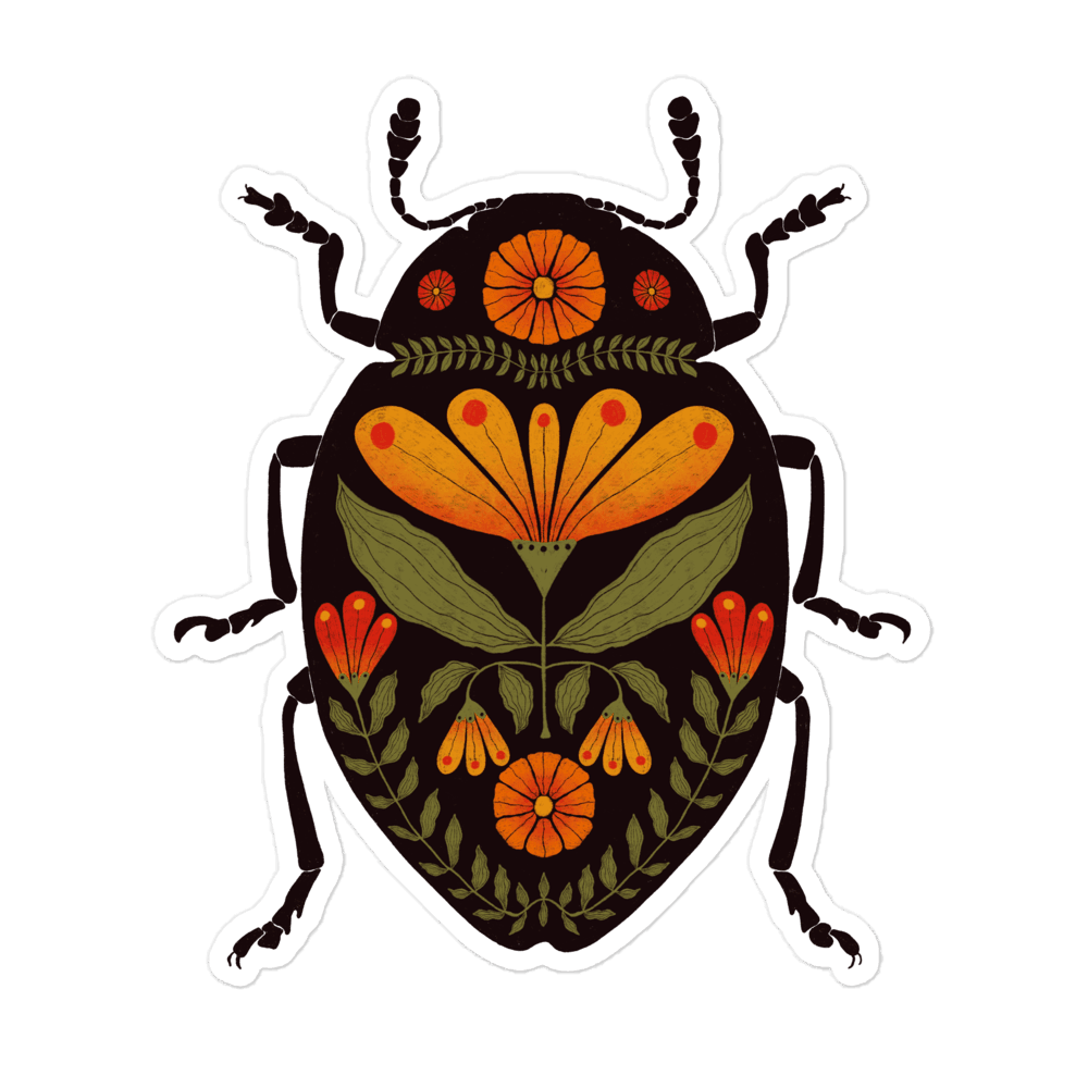 Queen Beetle Vinyl Sticker - High West Wild