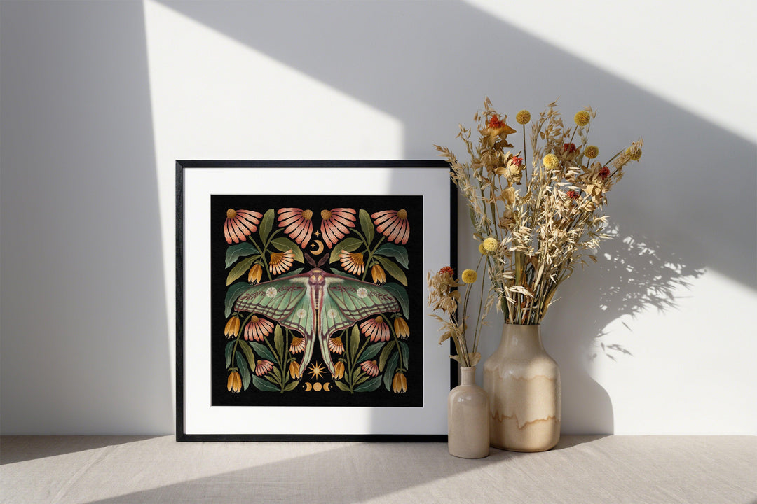 Spanish Moon Moth Art Print - High West Wild