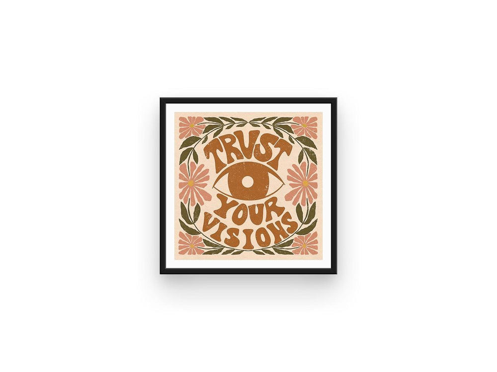 Trust Your Visions Art Print in Cream - High West Wild