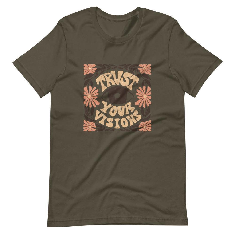 Trust Your Visions Unisex Tee in Cream Font - High West Wild
