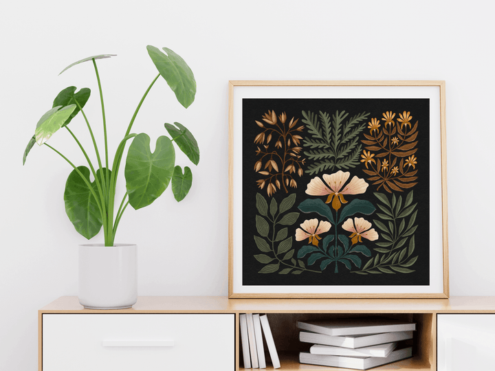 Twilight Botanical Art Print - High West Wild