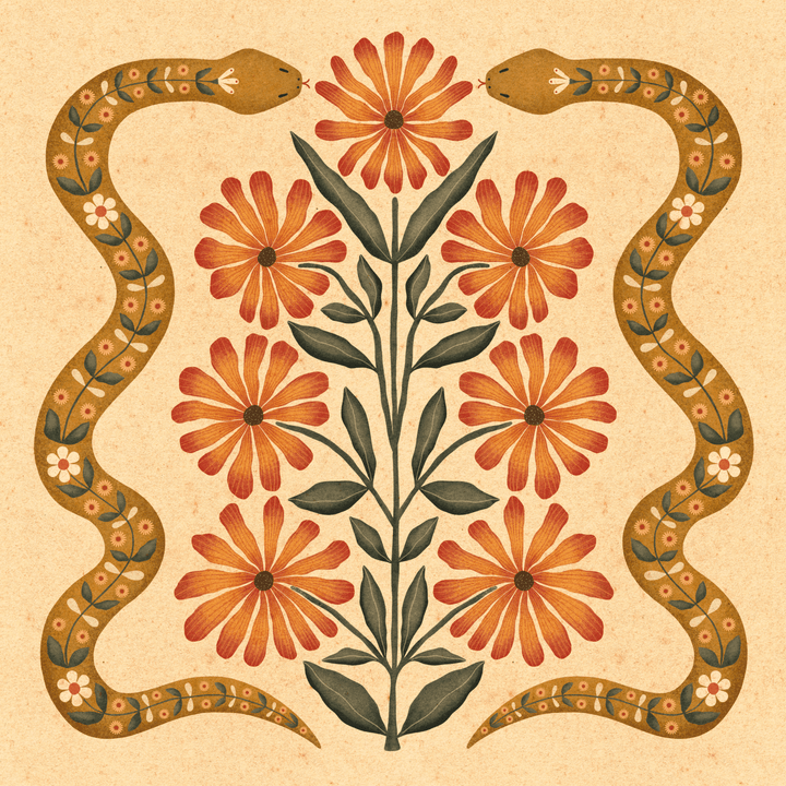 Twin Snakes Art Print - High West Wild